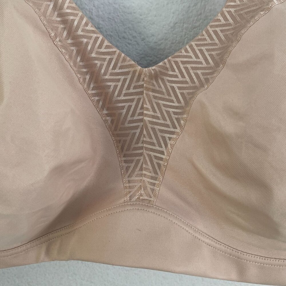 Playtex 18 Hour Bounce Control Bra 44DDD Beige‎ Breathable Convertible 4699 - Picture 2 of 7